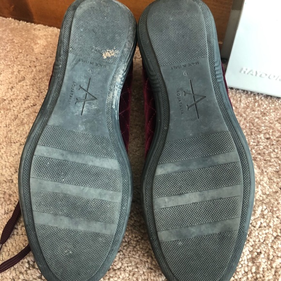 Aquatalia size 9. Women’s velvet shoes. Italian - Picture 4 of 4